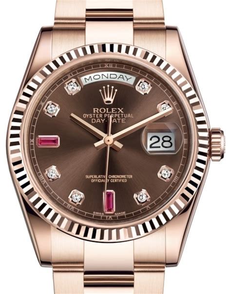 rose gold rolex with rubies|rose gold Rolex 40mm.